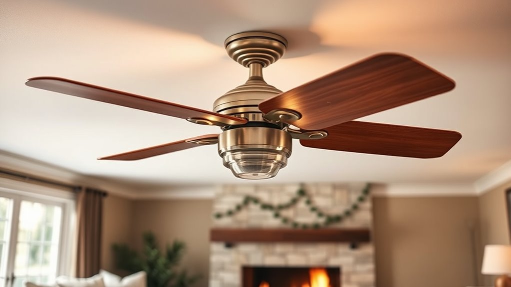 set fan to clockwise low