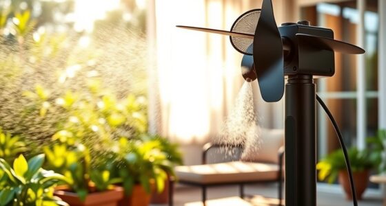 silent cooling mist fans