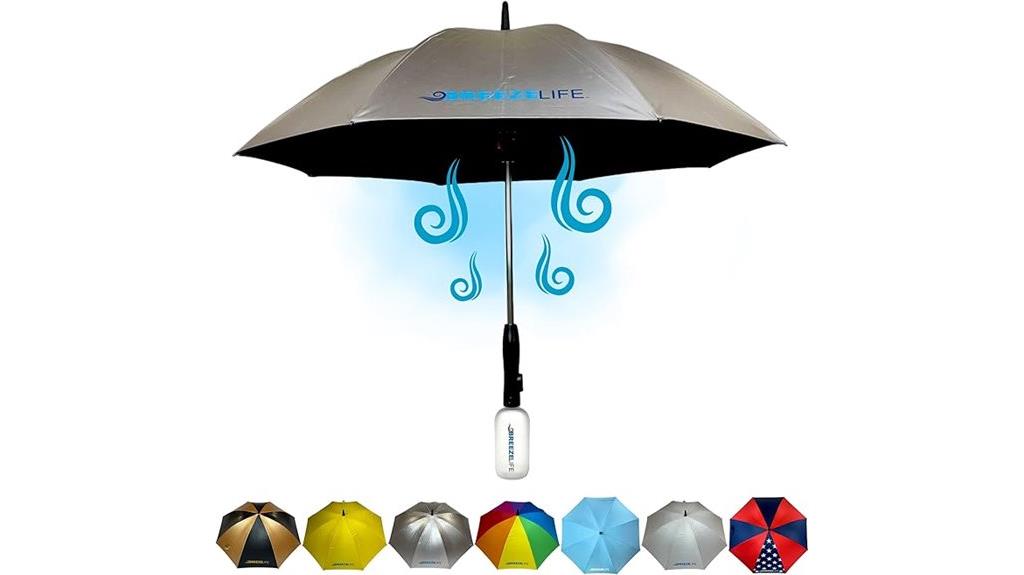 silver mister breeze umbrella