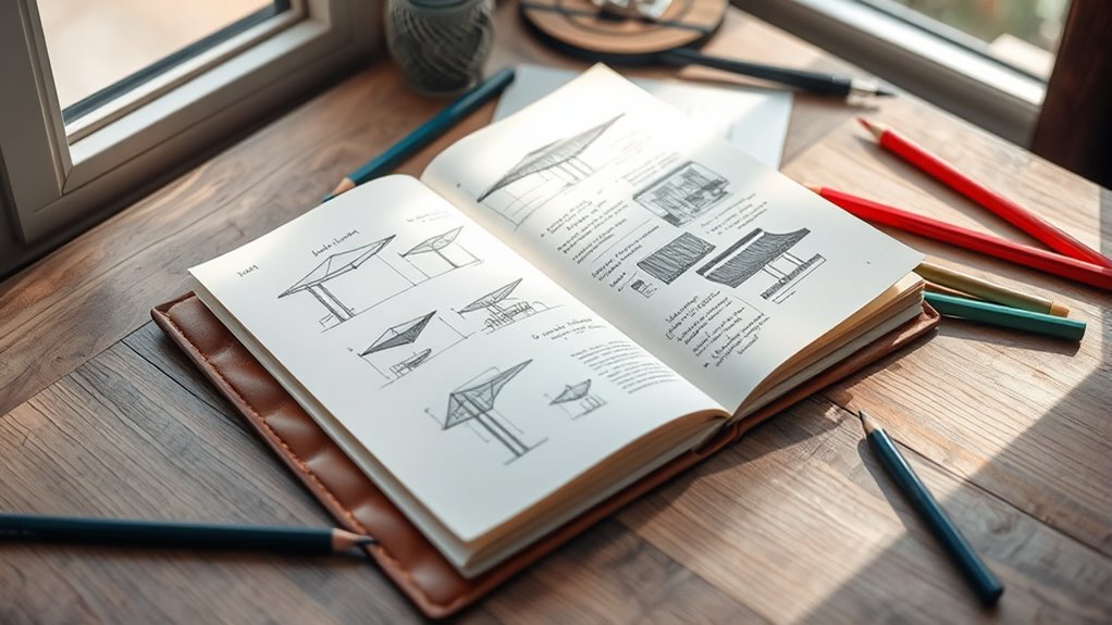 sketching outdoor cooling