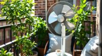 small balcony fan options