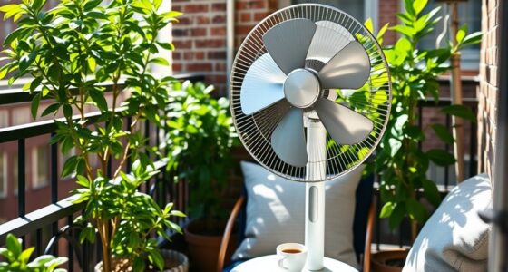 small balcony fan options