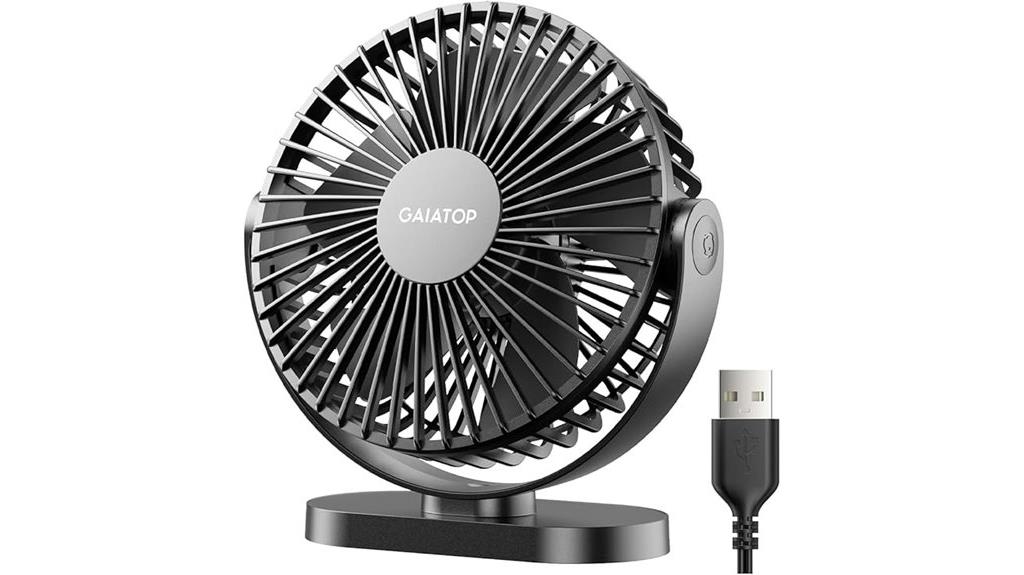 small quiet portable fan