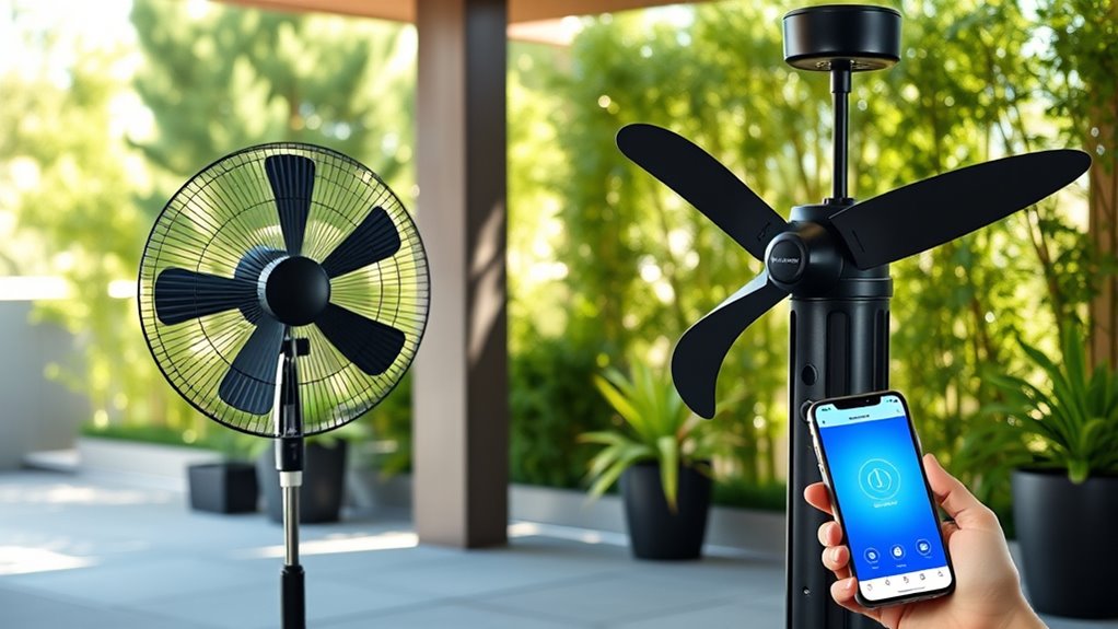 smart energy efficient connected fans