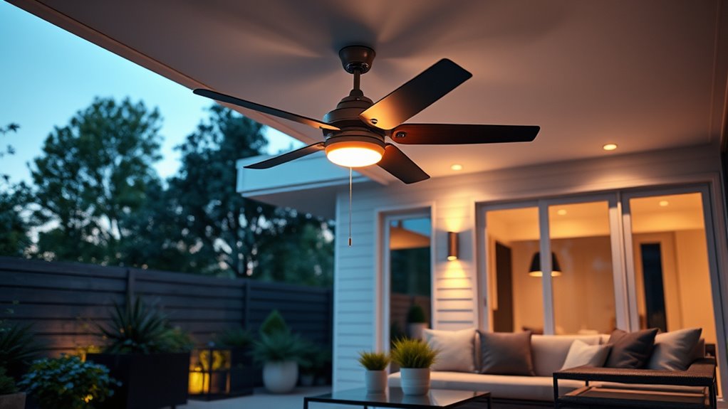 smart iot patio fan