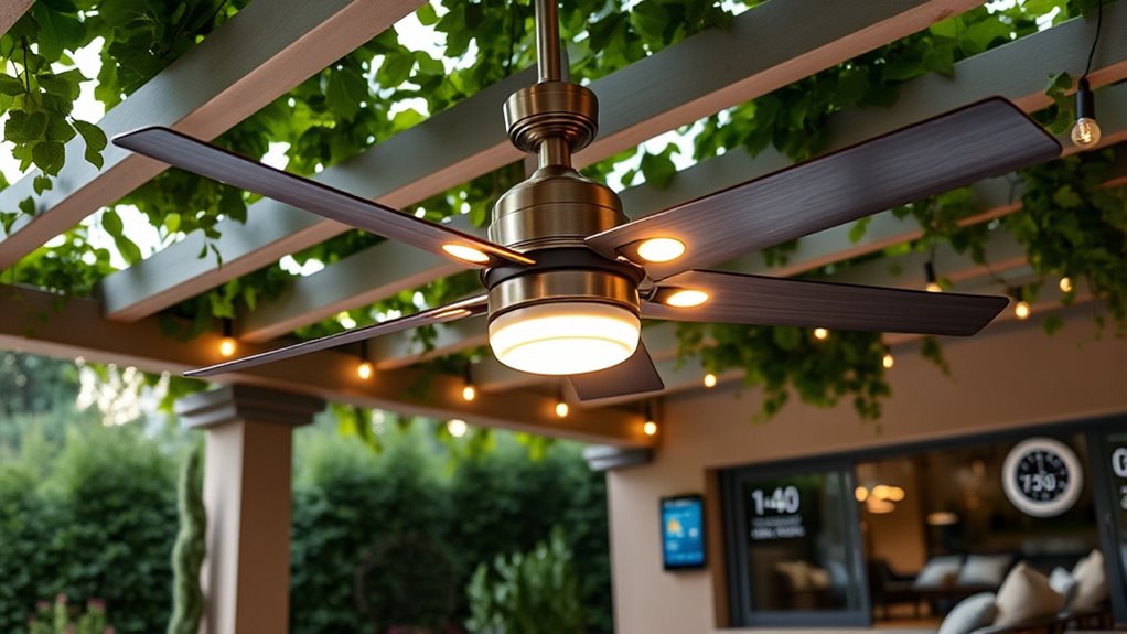 smart outdoor fan control