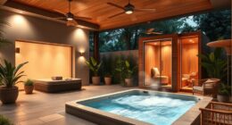 spa fans with hot tubs