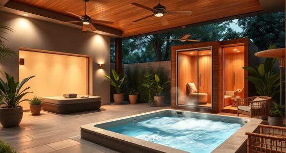 spa fans with hot tubs