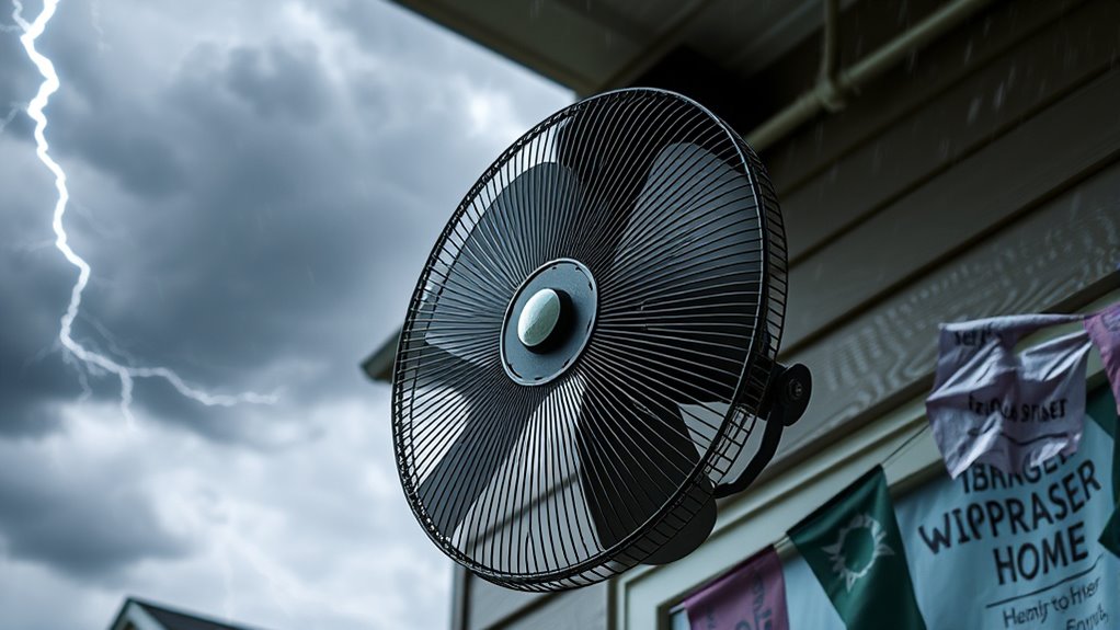 storm resistant wind rated fans