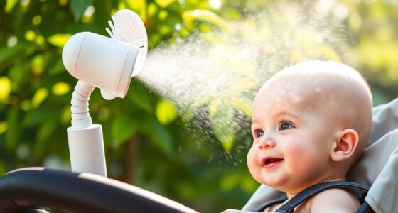 stroller misting fan options
