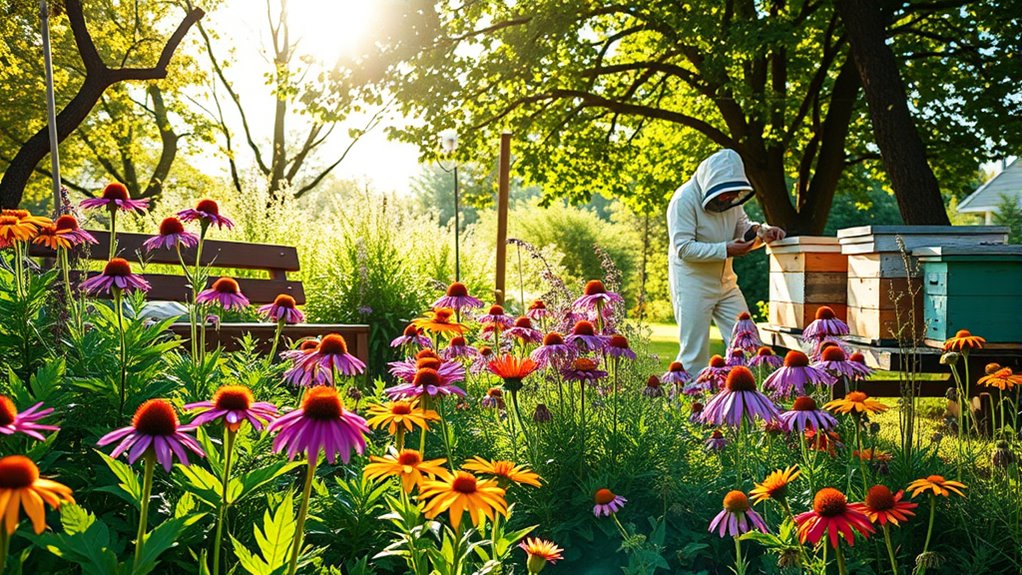 support pollinator habitats summer