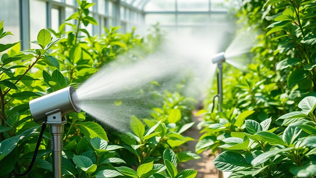 top greenhouse misting fans