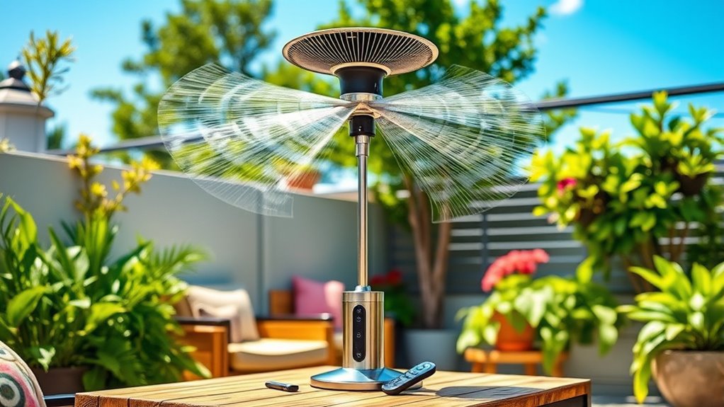 top outdoor misting fans