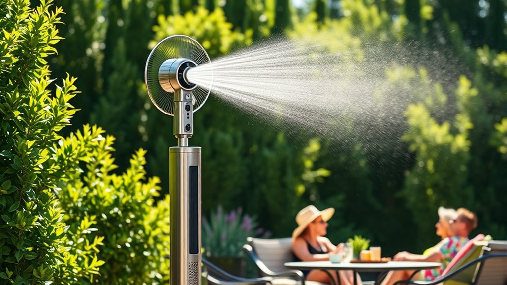 top outdoor misting fans