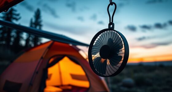 top tent cordless fans