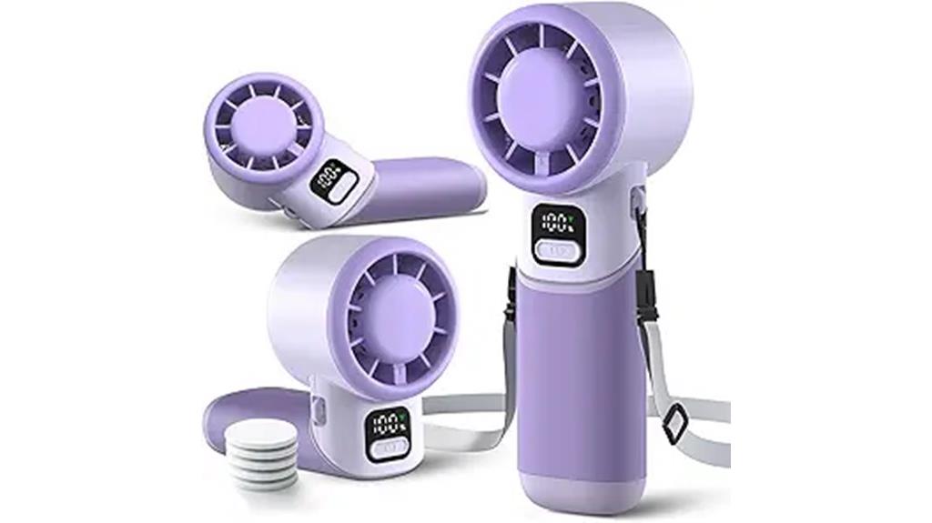 versatile travel fan with aromatherapy