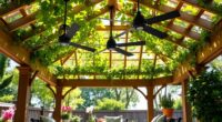 voice controlled gazebo fans