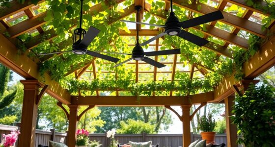 voice controlled gazebo fans