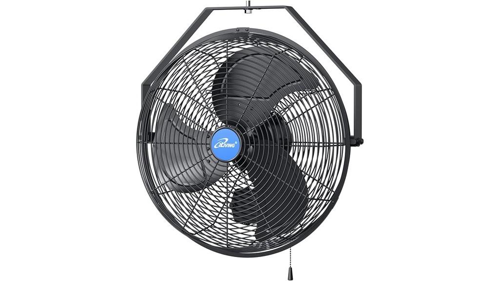 wall mounted mist fan