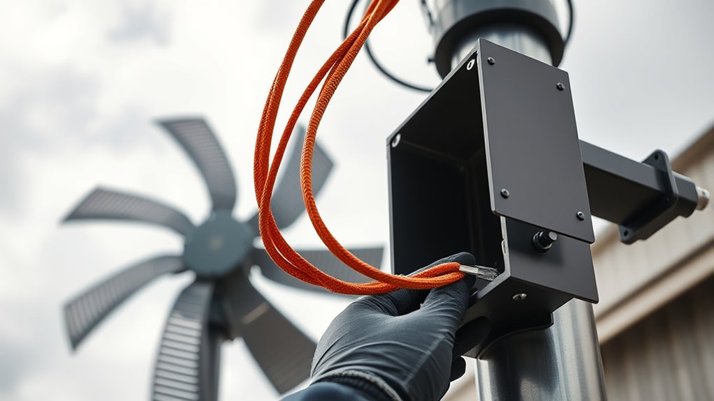 weatherproof ethernet fan system