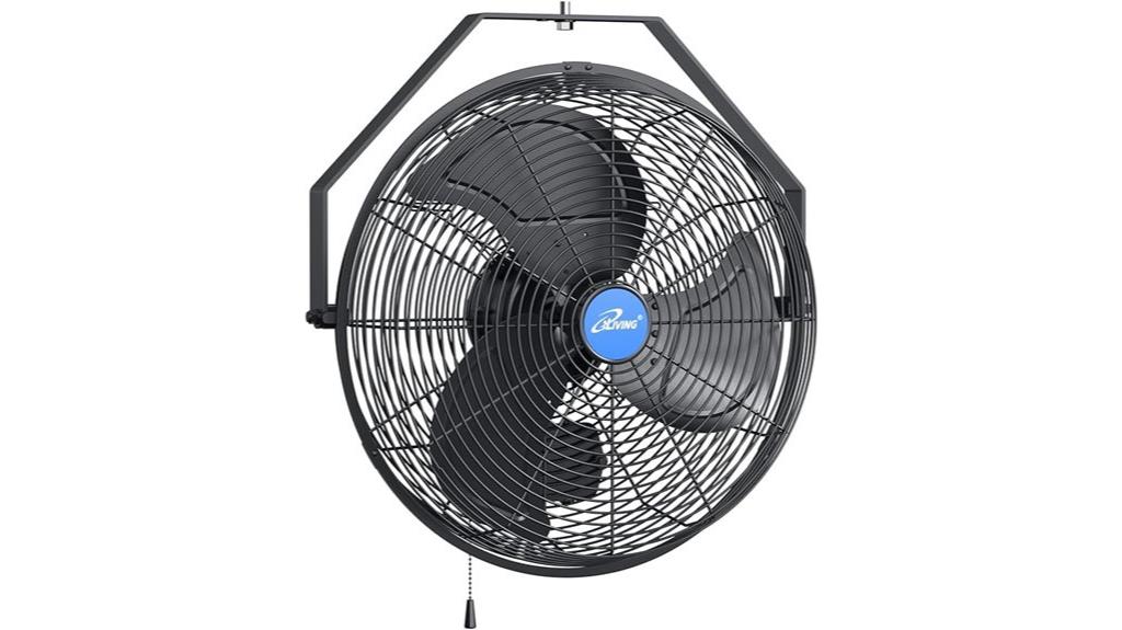 weatherproof wall fan