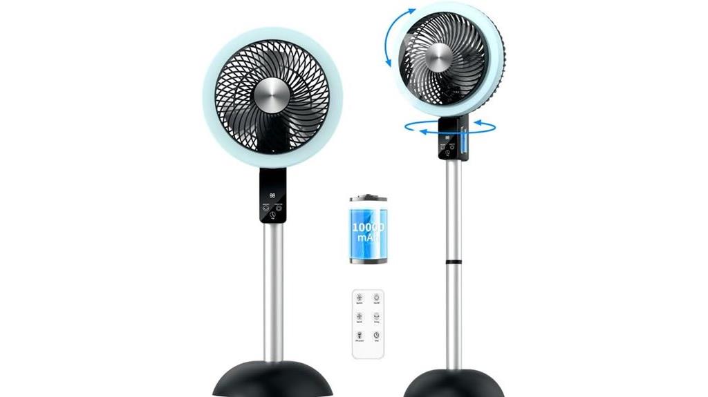 wireless portable cooling fan
