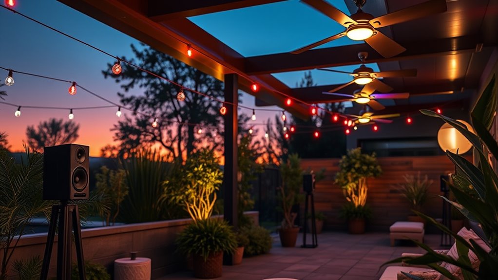 wireless synchronized outdoor sound