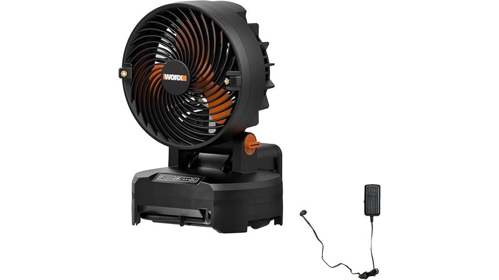 worx 20v misting fan