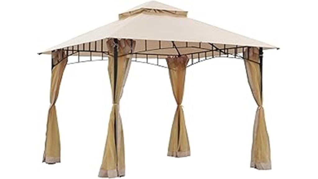 10x10 mesh gazebo