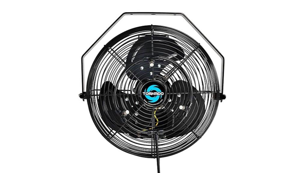 12 inch outdoor misting fan
