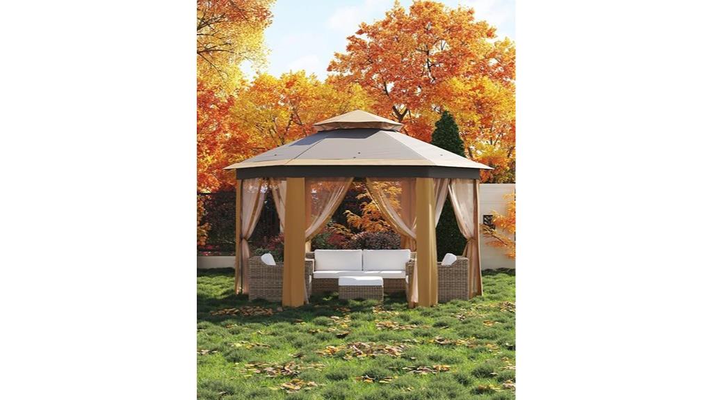 13x13ft gazebo with netting