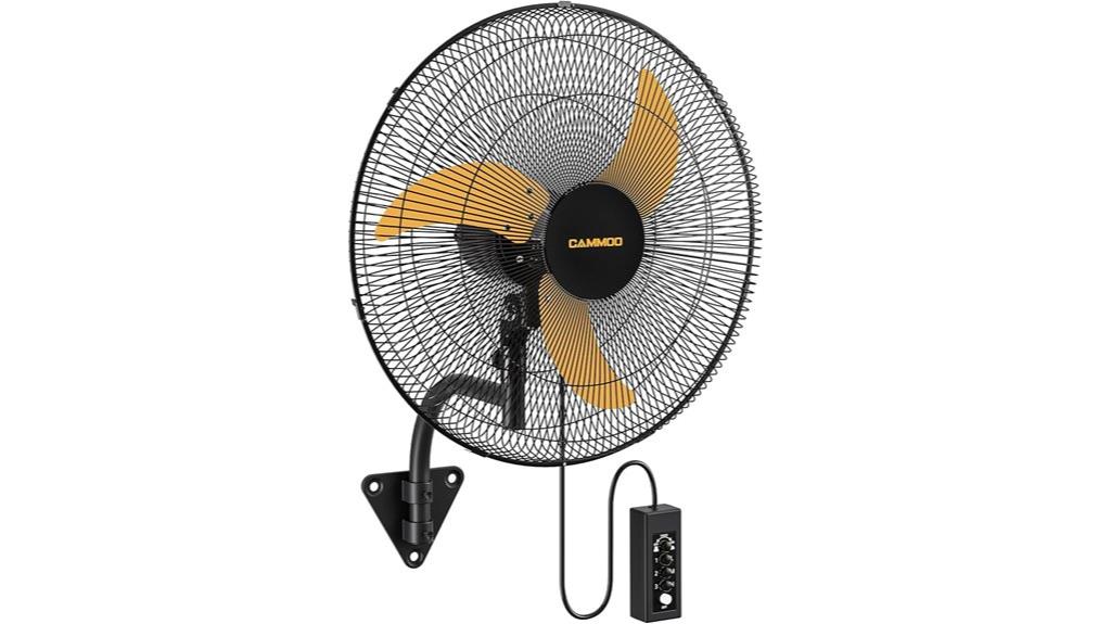 20 inch remote wall fan