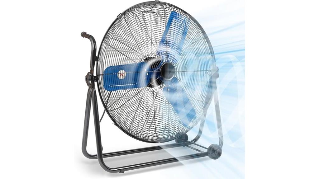24 inch aluminum blade fan