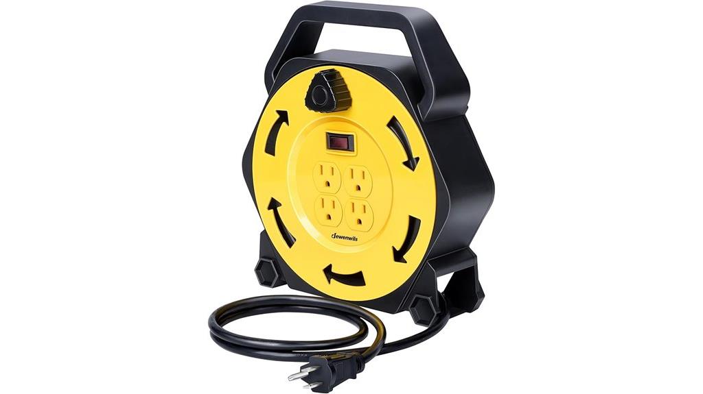 25 foot extension cord reel