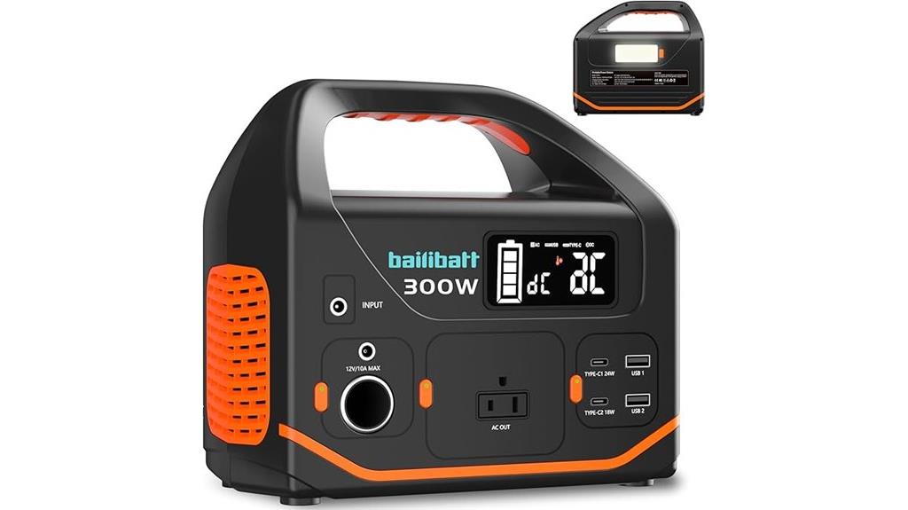 300w lithium portable generator