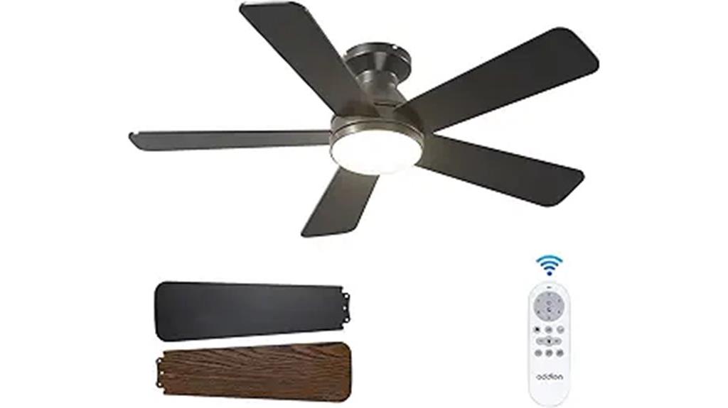 42 inch lighted ceiling fan