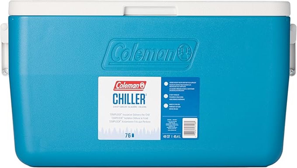 48 quart portable cooler