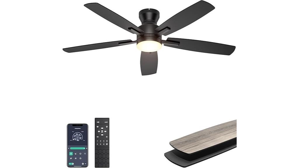 52 inch remote controlled ceiling fan