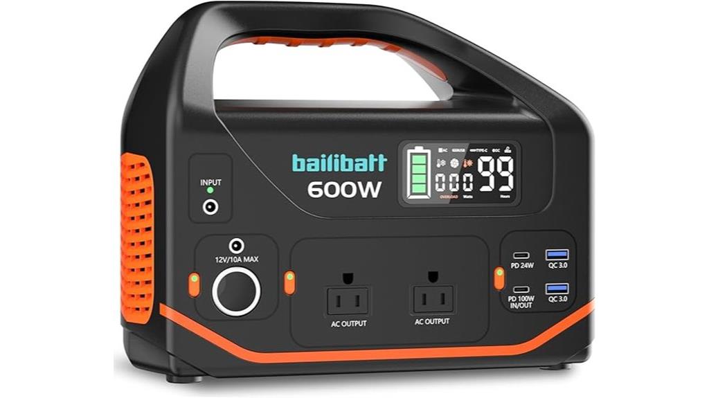 600w lithium camping battery