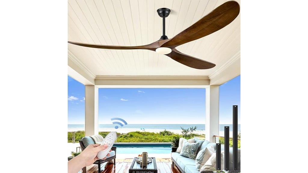 72 inch wooden ceiling fan
