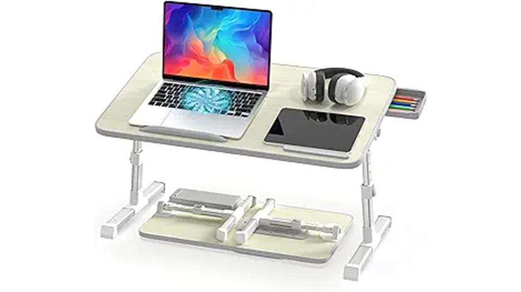 adjustable laptop desk