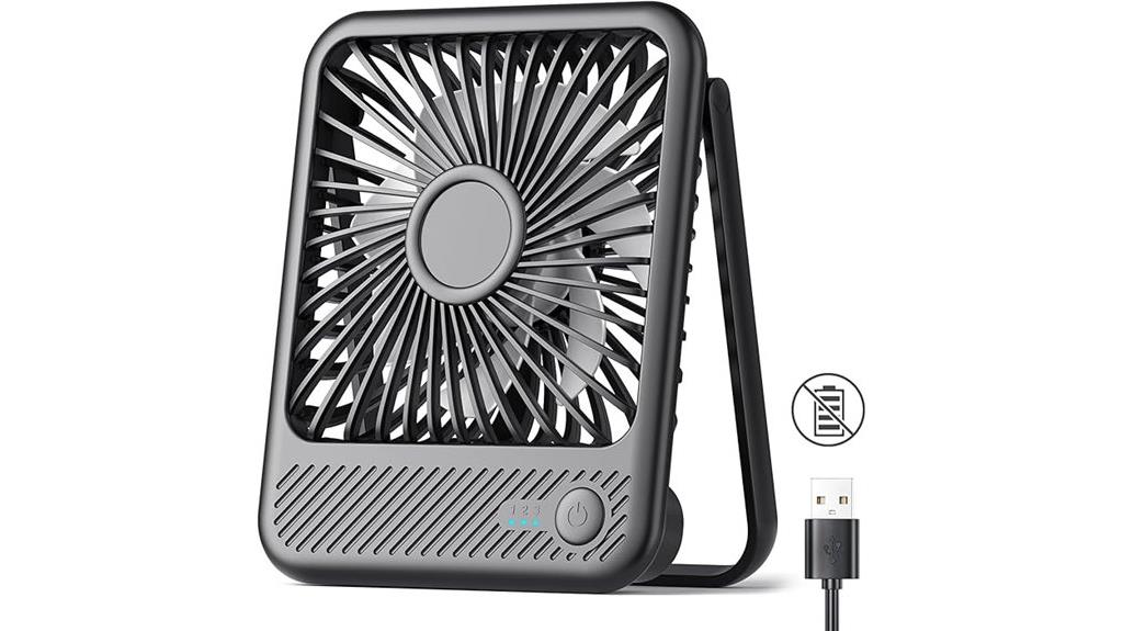 adjustable usb desk fan