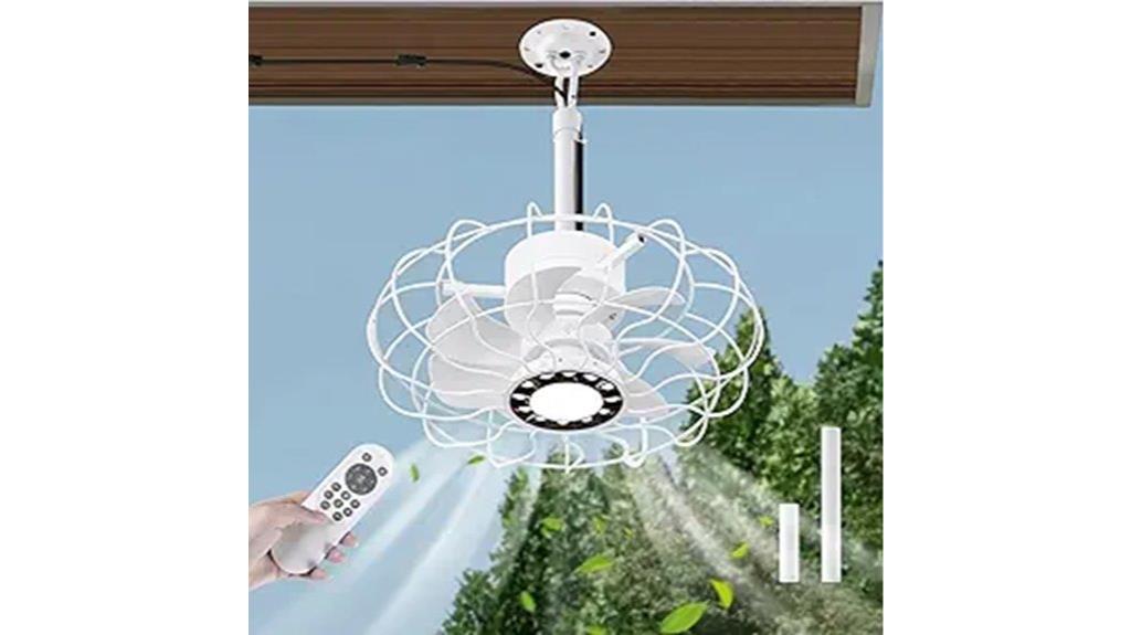 adjustable waterproof ceiling fan