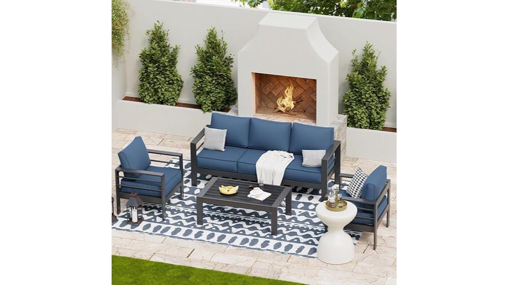 aluminum patio furniture set