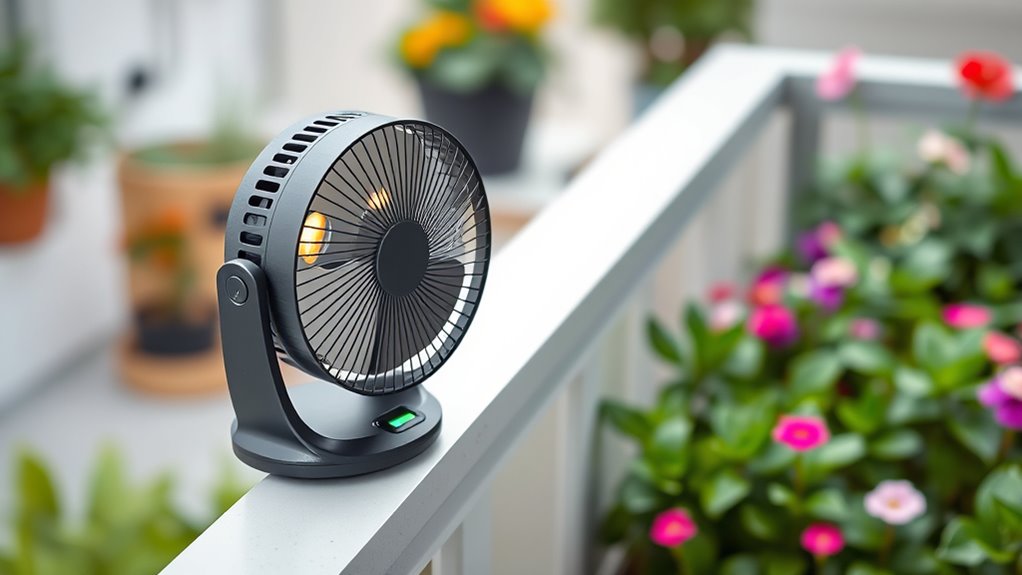 balcony fan selection criteria