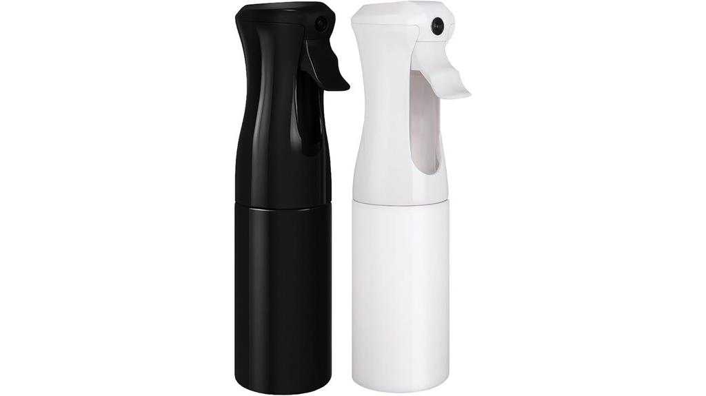 black and white hair spray