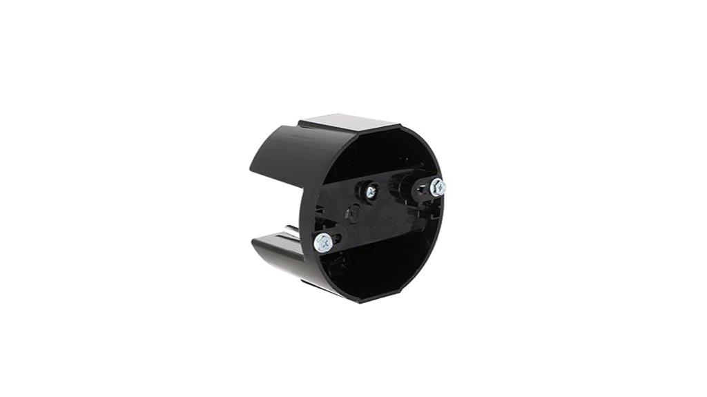 black ceiling fan box