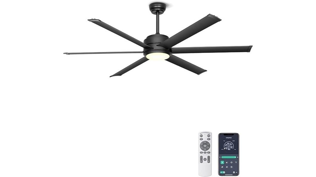 black ceiling fan lights