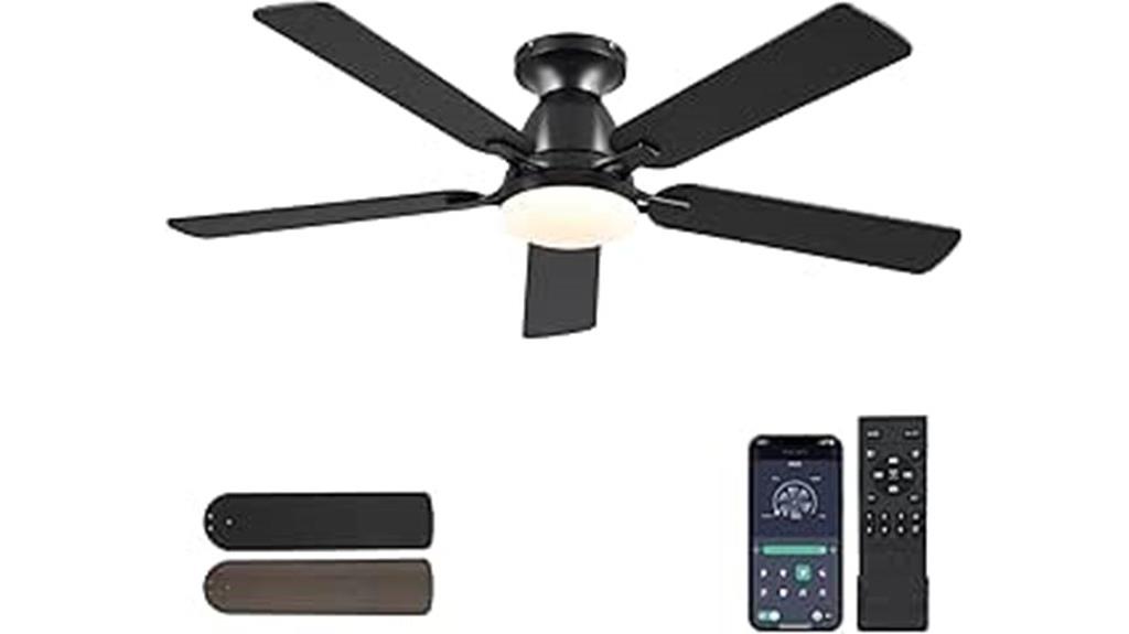 black ceiling fan remote