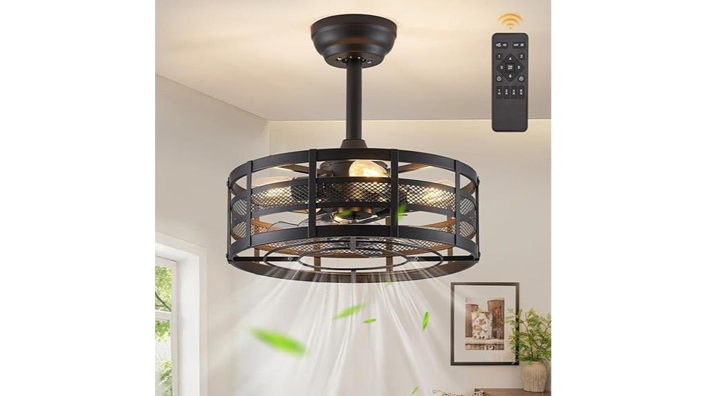 black farmhouse ceiling fan